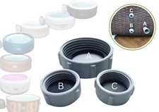 Lazy spa safety caps to